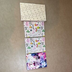 CrownJewlz Colorful Notebooks Set of 4 with Fun Designs